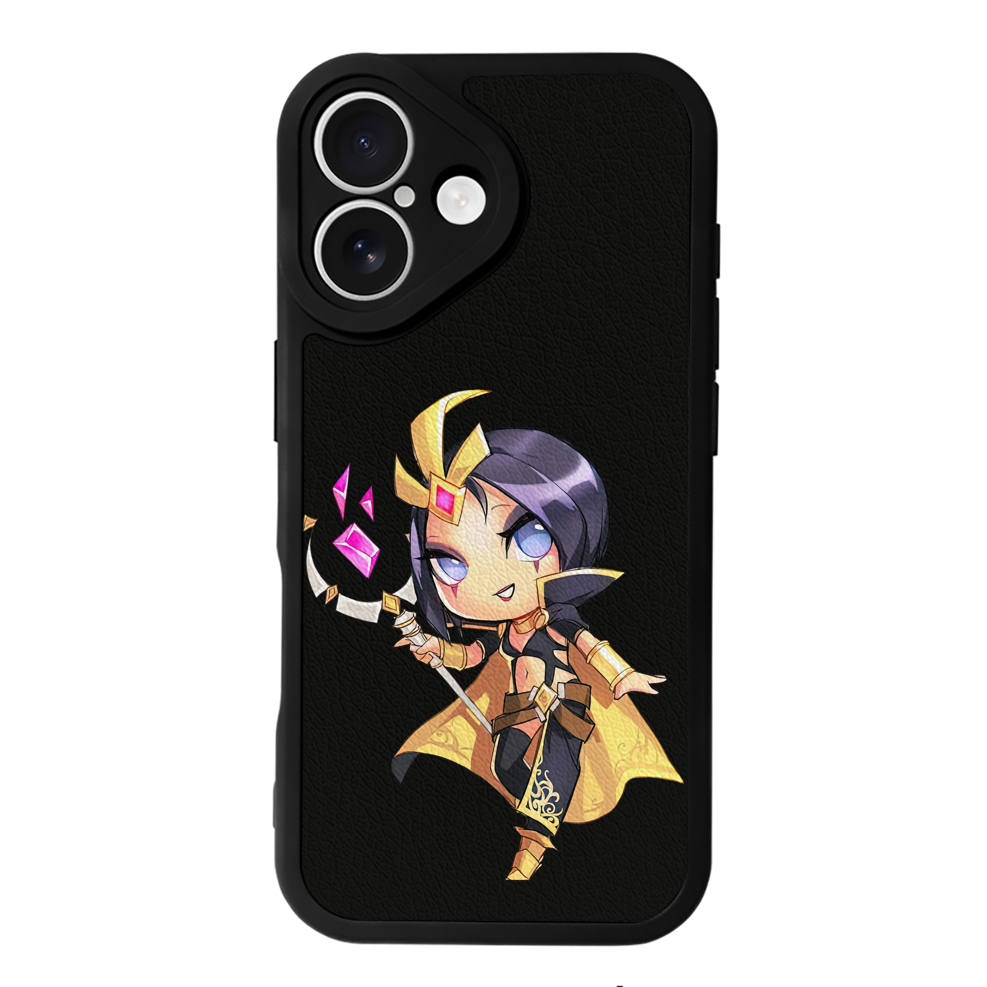 リーグ・オブ・レジェンド League of Legends LOL 【iPhone 16シリーズ対応】シリコンスマホケース（レザー調） 材質：シリコン